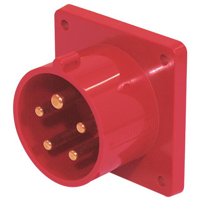 CCE konektor 400V/16A 5 pólový na zabudování