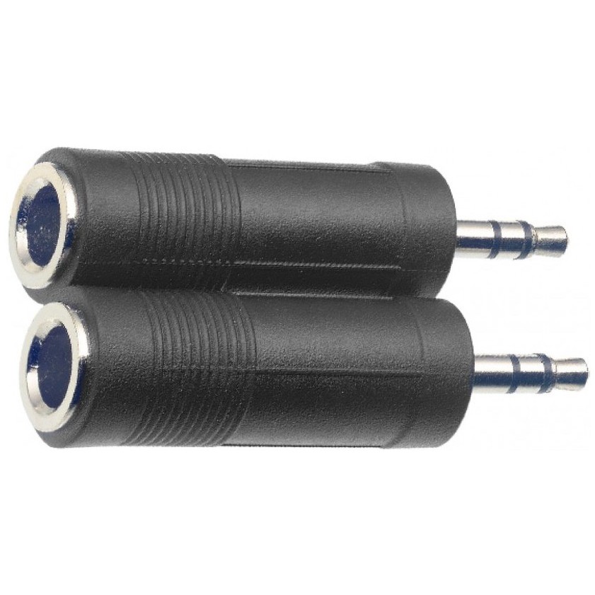 Fotografie Stagg AC-PFSJMSH, redukce samice jack 1/4" - mini stereo jack, 2ks