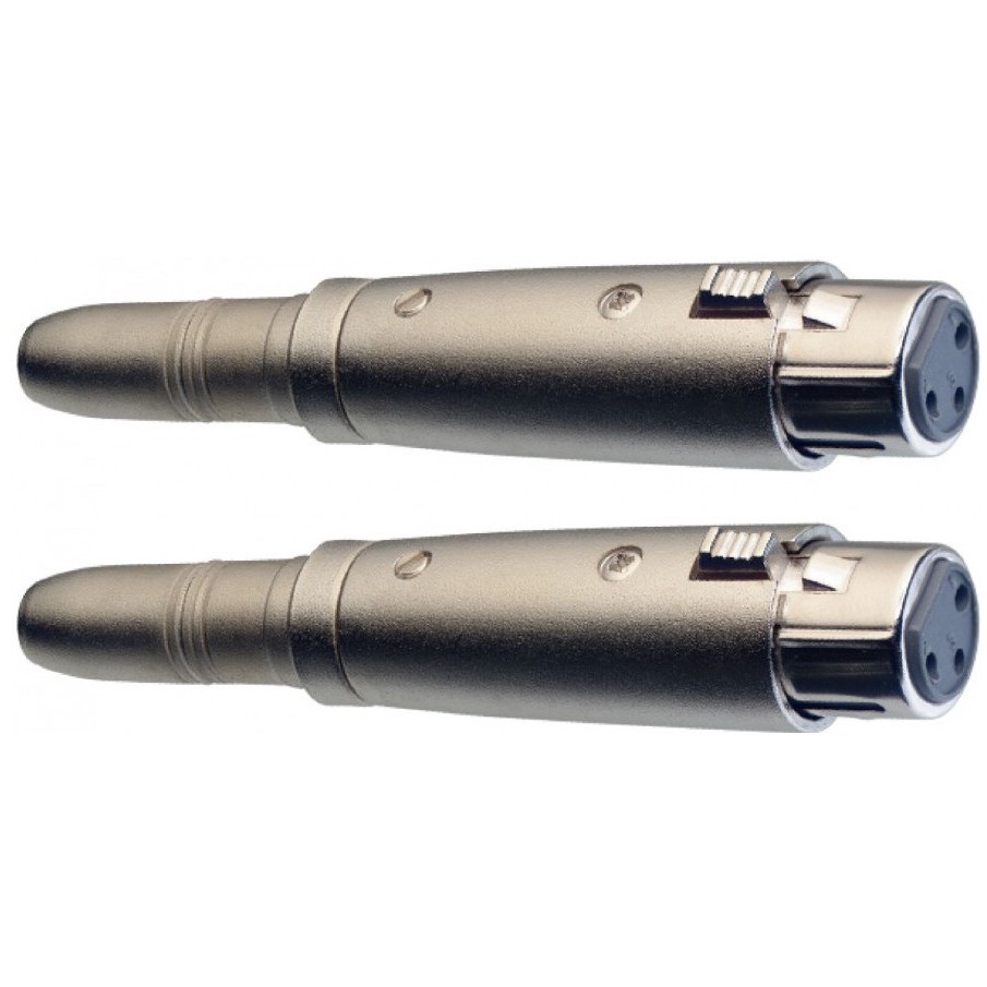 Stagg AC-XFPFH, redukce, Jack 6,3 mm zásuvka stereo - XLR zásuvka