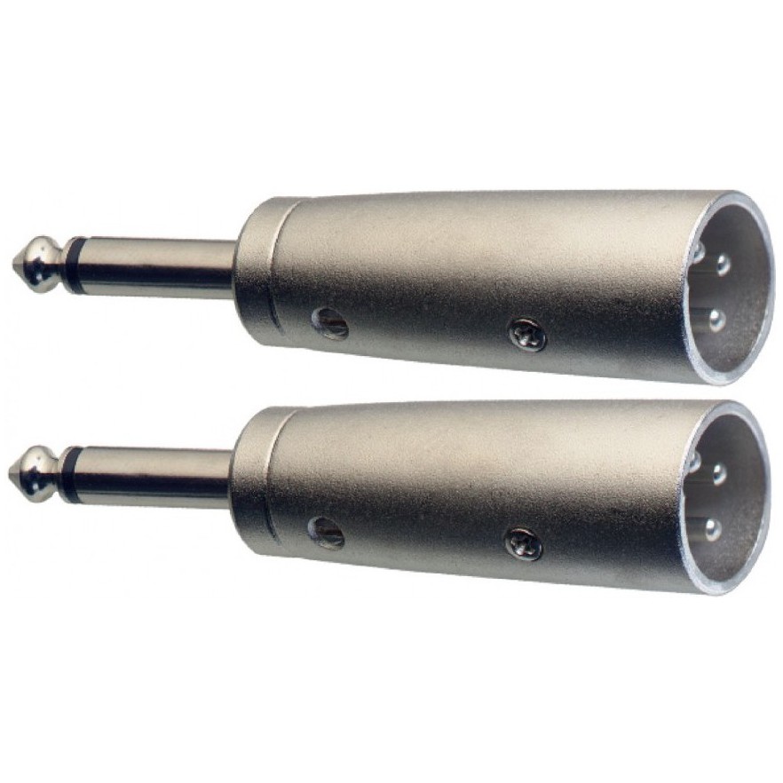 Stagg AC-XMPMH, redukce, Jack 6,3 mm zástrčka mono - XLR zástrčka