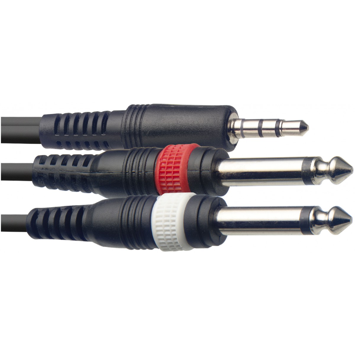 Fotografie Stagg SYC3/MPS2P E, kabel mini stereo JACK/2x JACK, 3m