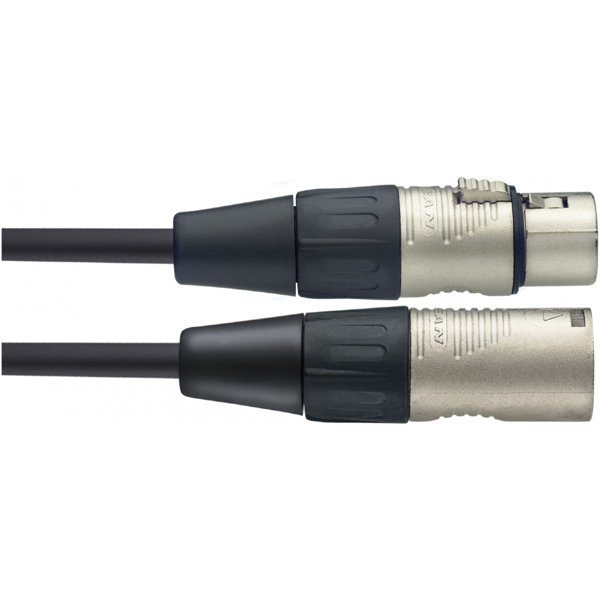 Fotografie Stagg NMC1R, mikrofonní kabel XLR/XLR, 1m