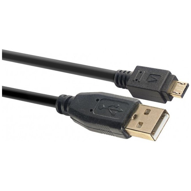 Fotografie Stagg NCC3UAUCA, kabel USB 2.0 USB/mikro USB, 3m