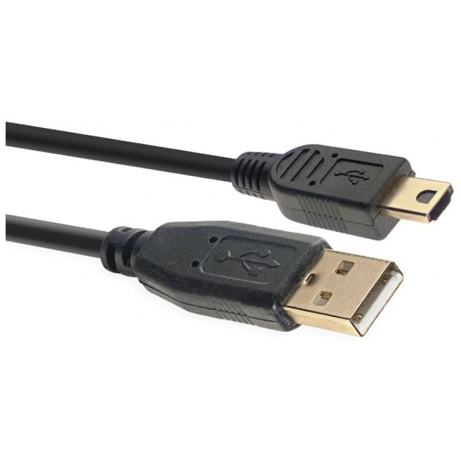 Fotografie Stagg NCC5UAUNA, USB kabel N-série, A-samce/Mini A-samec 5m