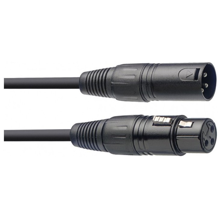 Stagg SDX0,5, DMX kabel 3-pin XLR/XLR, 0,5m