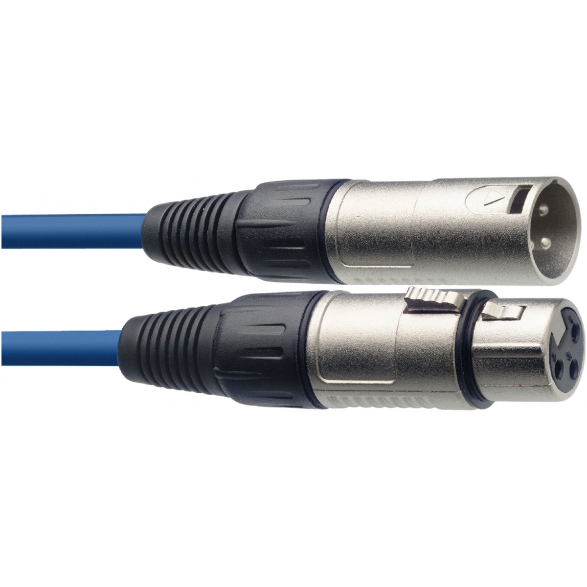 Fotografie Stagg SMC10 CBL, mikrofonní kabel XLR/XLR, 10m, modrý