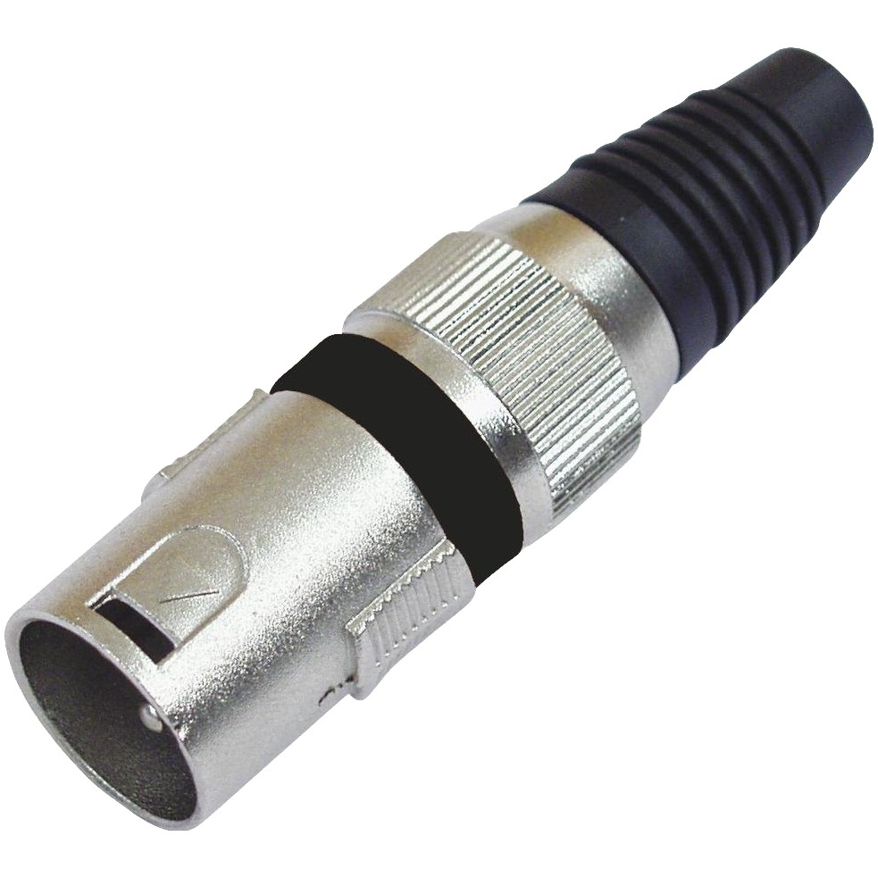 Fotografie Omnitronic XLR zástrčka 3-pin na kabel