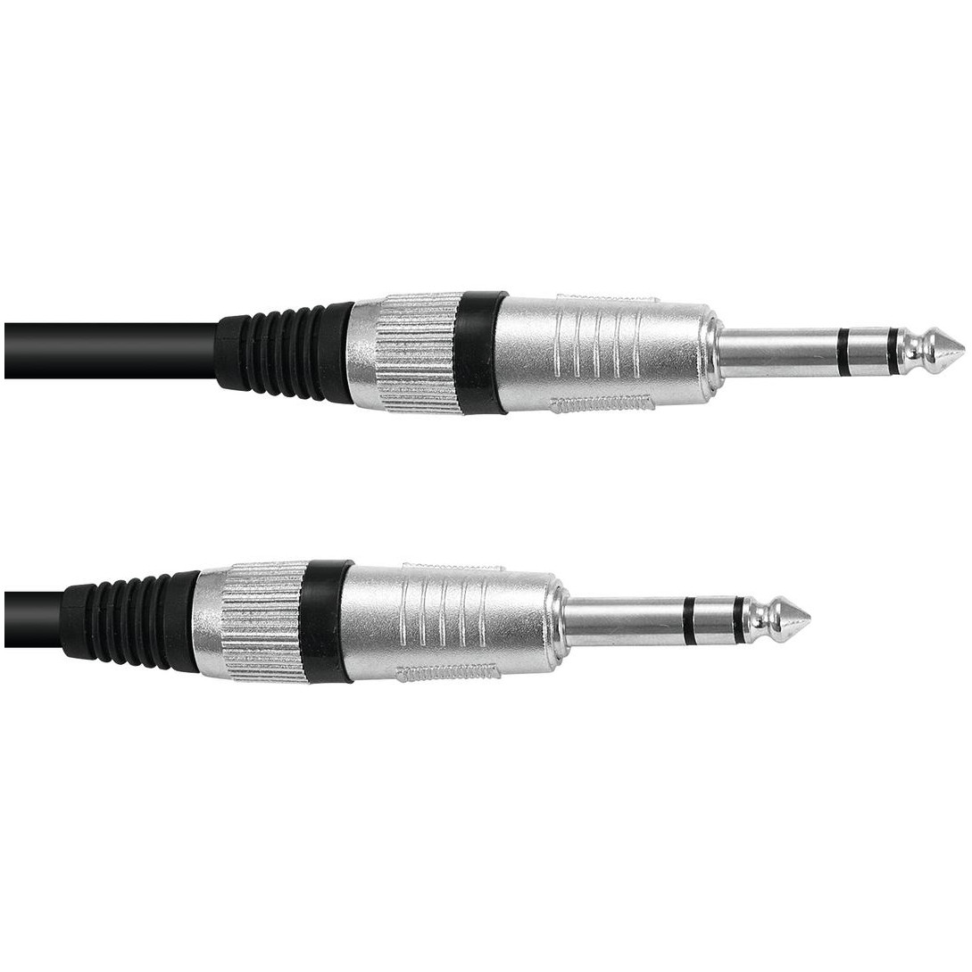 Fotografie Kabel KS-10 2x Jack 6,3 stereo 1 m