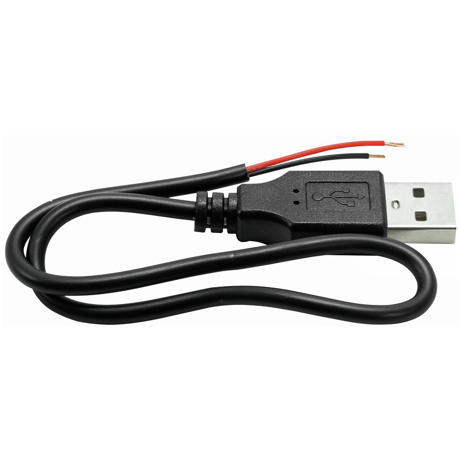 OMNITRONIC Cable USB-A to 2x open wires 30cm