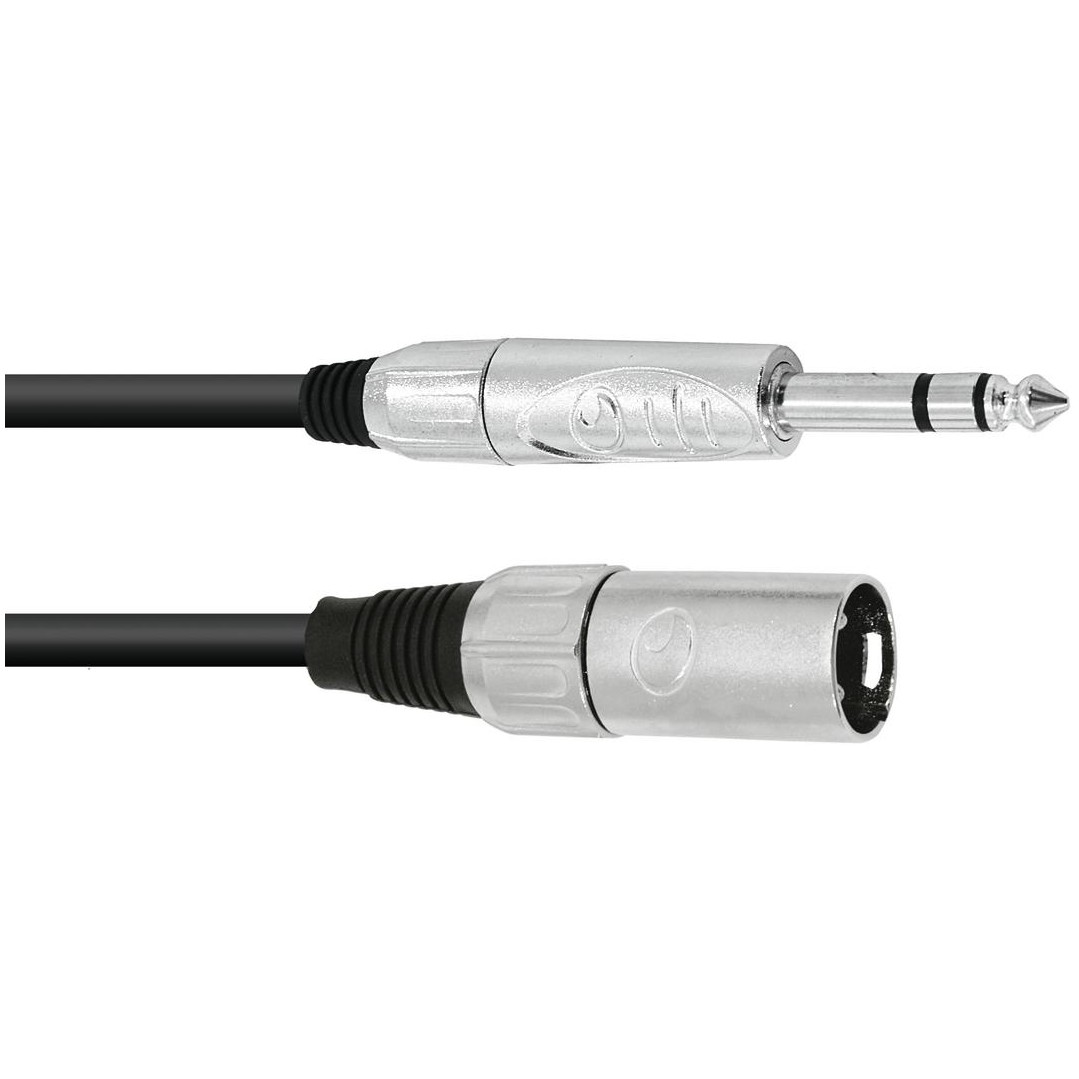 Fotografie Kabel XK-100 XLR samec - Jack 6,3 stereo, 10 m