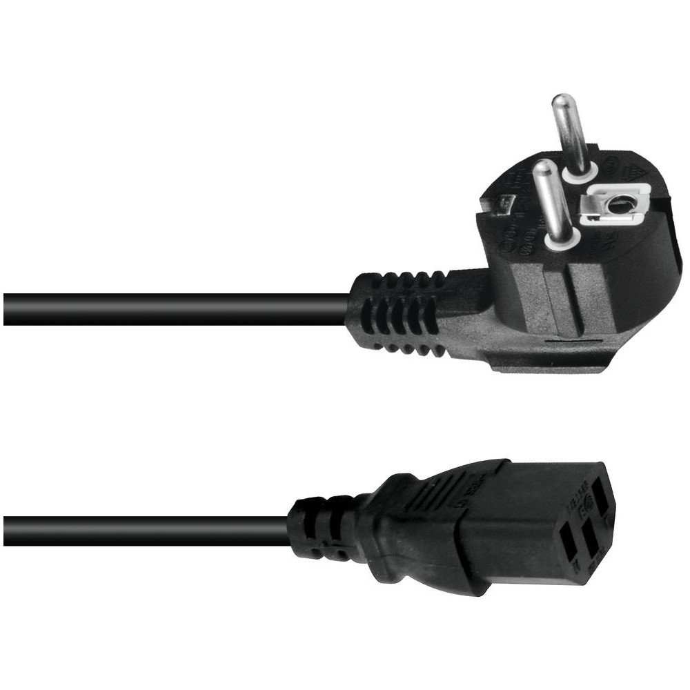 IEC C13 napájecí kabel 230V, délka 0,6m