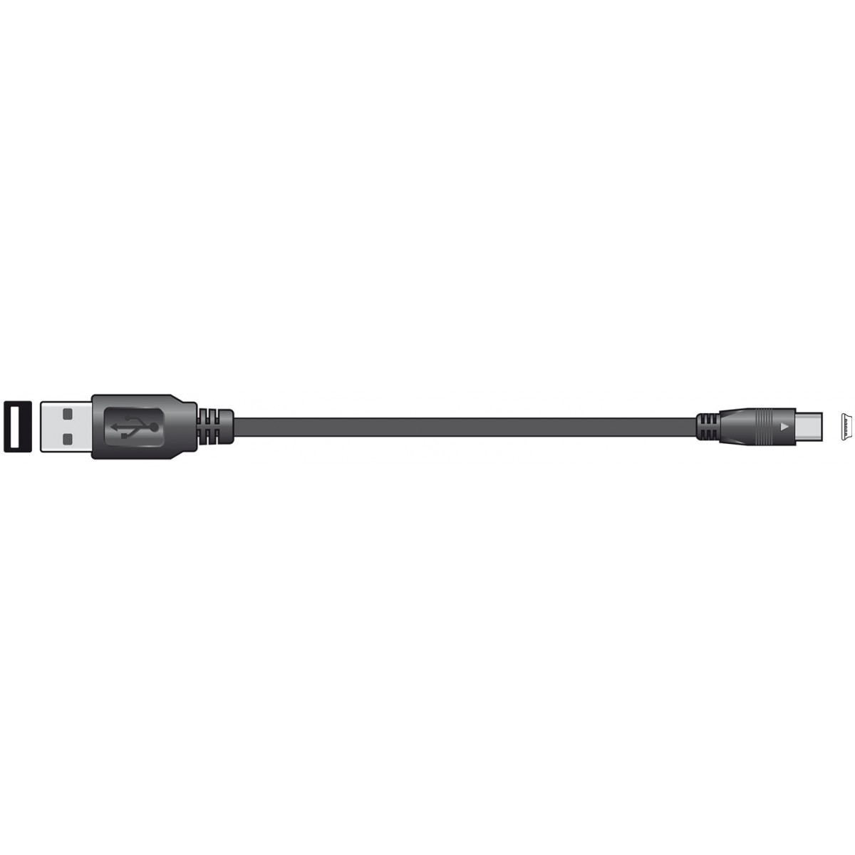 AV:link kabel USB 2.0, 1x typ A samec - 1x mini 5-pin typ B samec, 1.5m