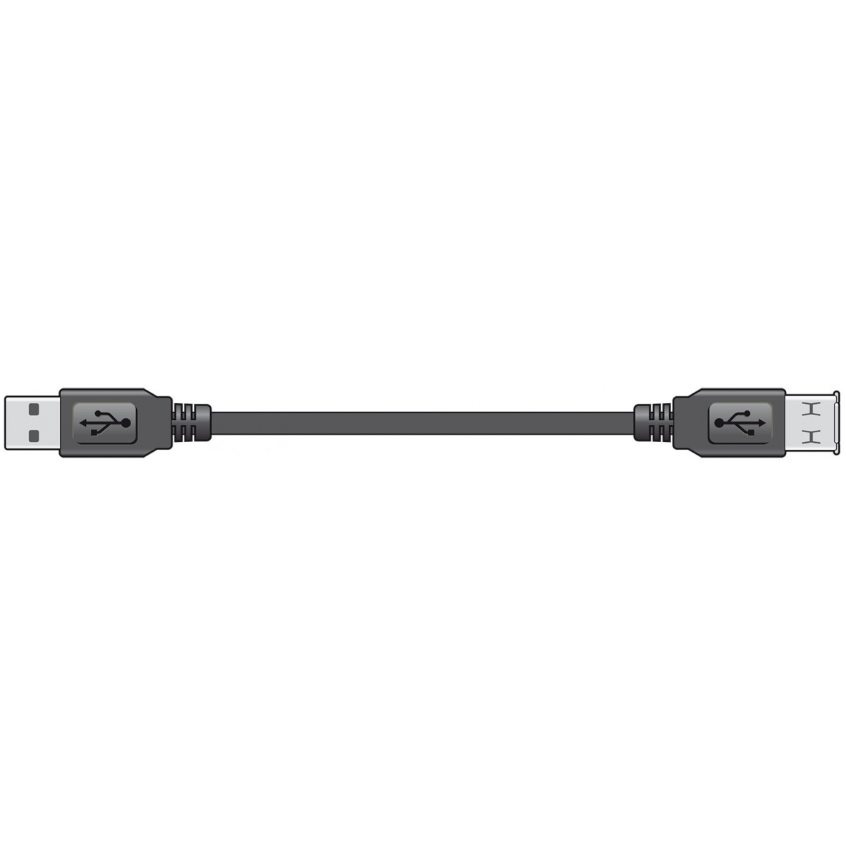 Fotografie AV:link kabel USB 2.0, 1x typ A samec - 1x typ A samice, 5m