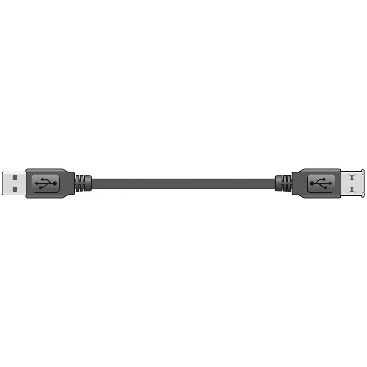 AV:link kabel USB 2.0, 1x typ A samec - 1x typ A samice, 5m