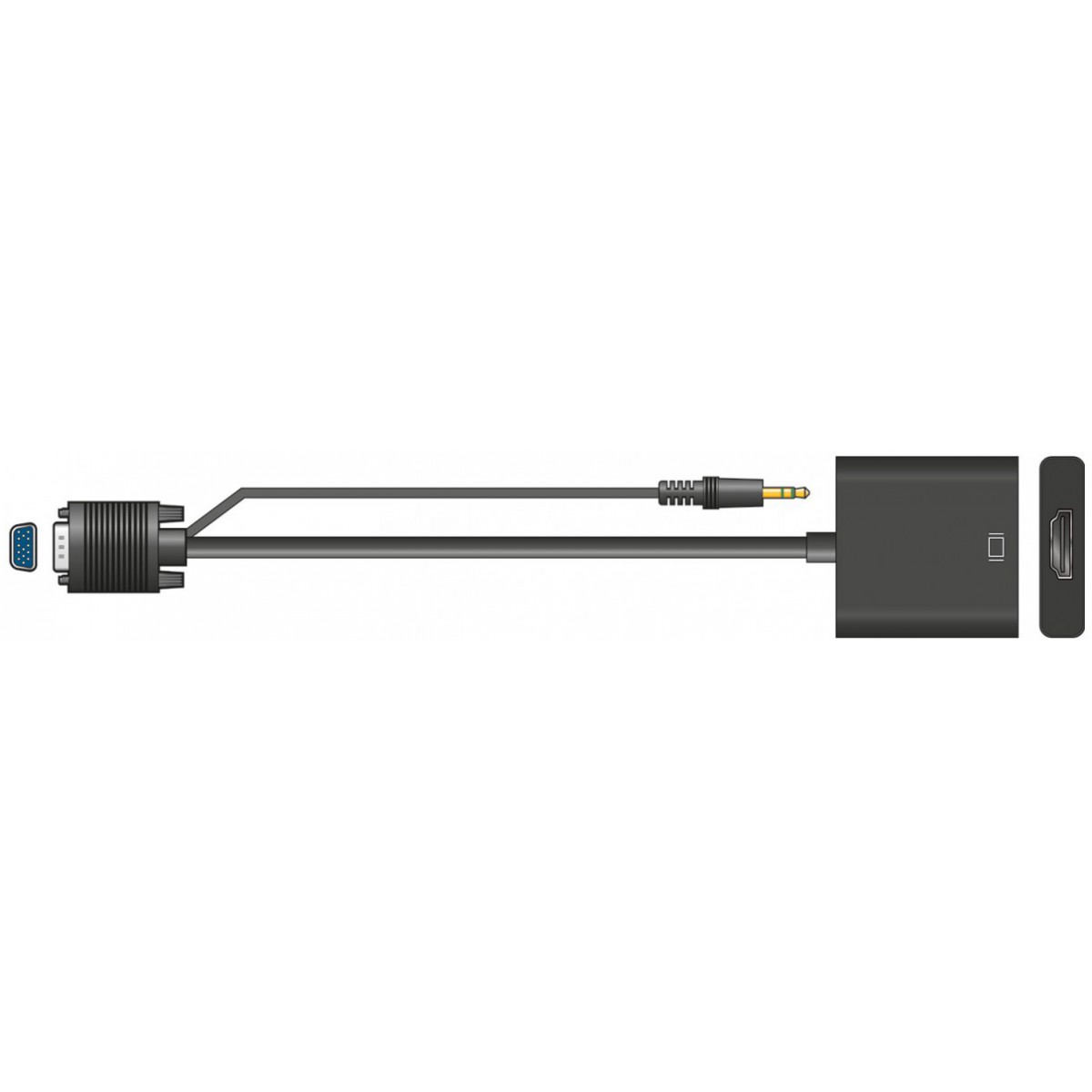 AV:link Adaptér VGA – HDMI