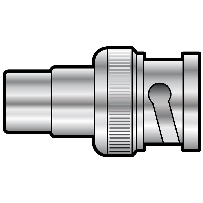 Fotografie AV:link adaptér RCA samice - BNC samec