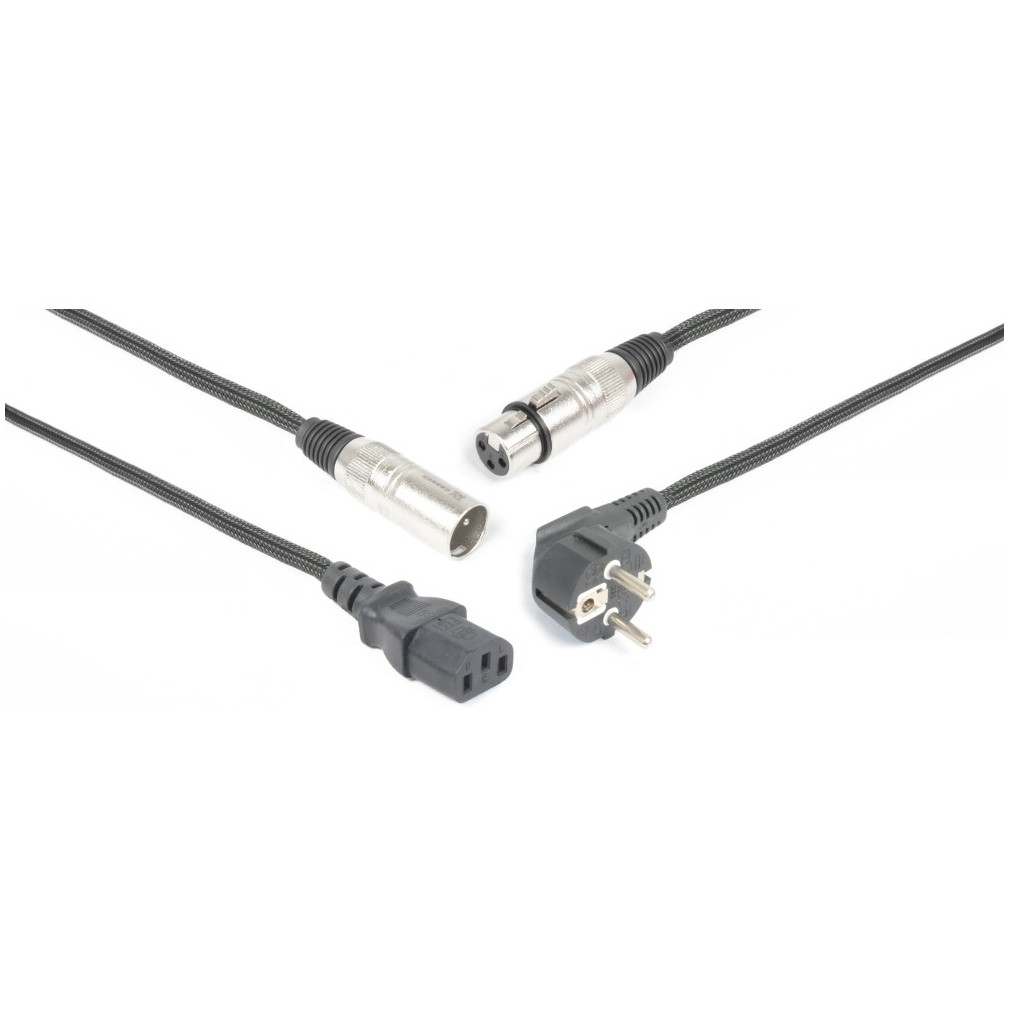 Fotografie Power/Signal Cable Audio XLR 15m, napájecí a signálový kabel v jednom