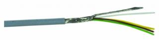 Kabel datový stíněný LiYCY 4x0.14 qmm, role 100m