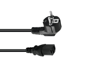 Kabel napíjecí IEC, 3x1,5mm, 10m