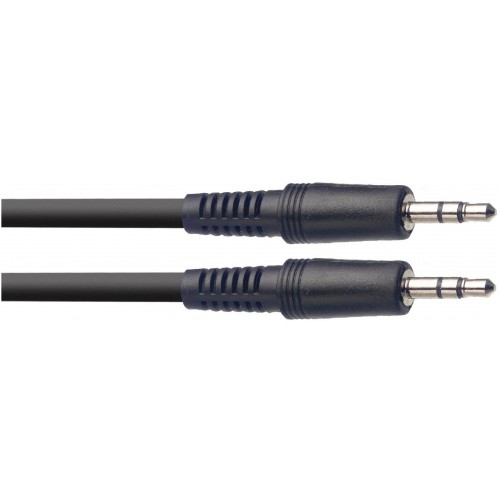 Stagg SAC3MPS, kabel stereo mini JACK/stereo mini JACK, 3m