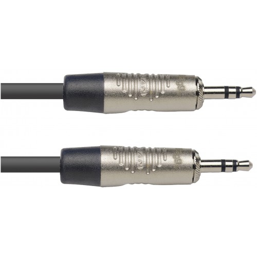 Stagg NAC3MPSR, propojovací kabel Jack 3,5mm stereo, 3m