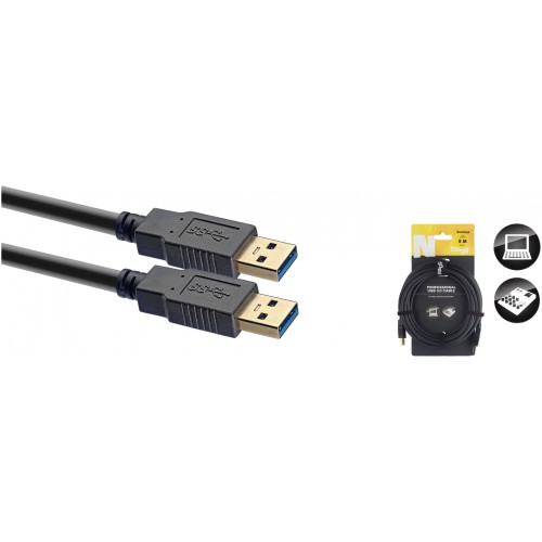 Stagg NCC5U3A, kabel USB/USB 3.0, 5m