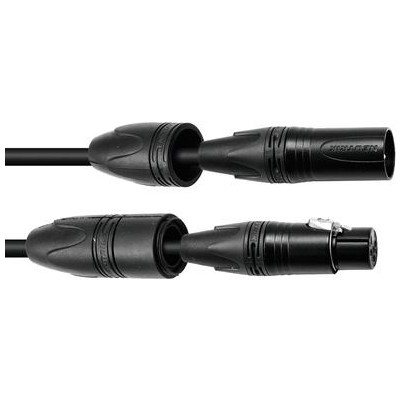 PSSO DMX cable IP 3pin 3m černý