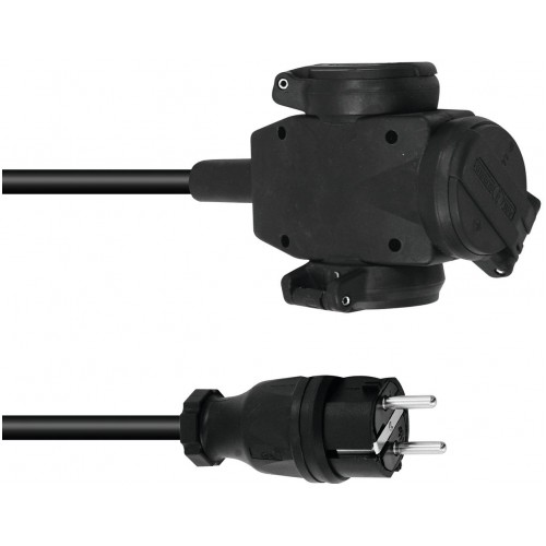 Rozbočovač VG-3 250V 16A 3x1,5 mm2, kabel 3 m