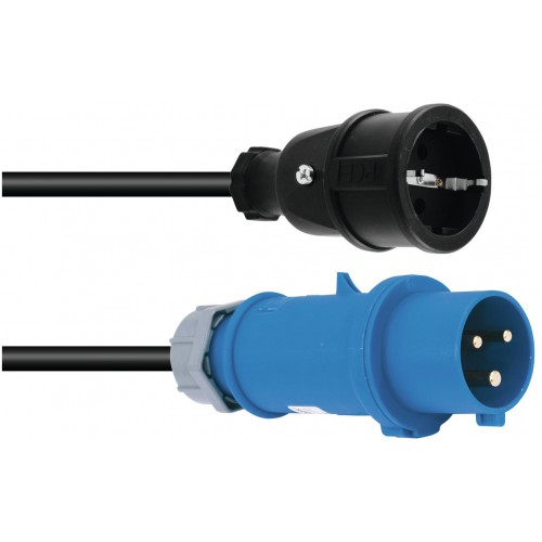 PSSO kabel s redukcí CES25, 250 V, 16 A, 3x2,5 mm2, 1,5 m