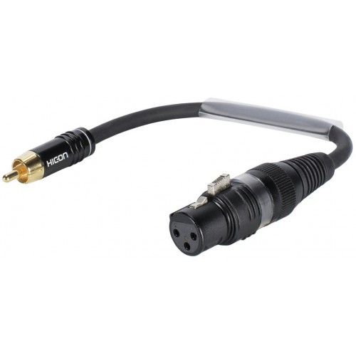Sommer cable adaptér 3-pol XLR(F) / RCA(M)