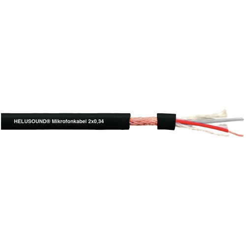Kabel DMX High Quality, 2x0,34, 100m, černý