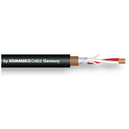 Sommer cable DMX cable 2x0.34 3pin 100m bk BINARY FRNC