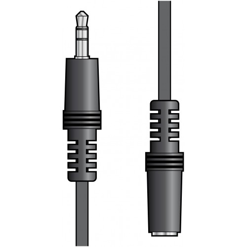 AV:link kabel 1x Jack 3.5mm stereo samec - 1x Jack 3.5mm stereo samice, 3m