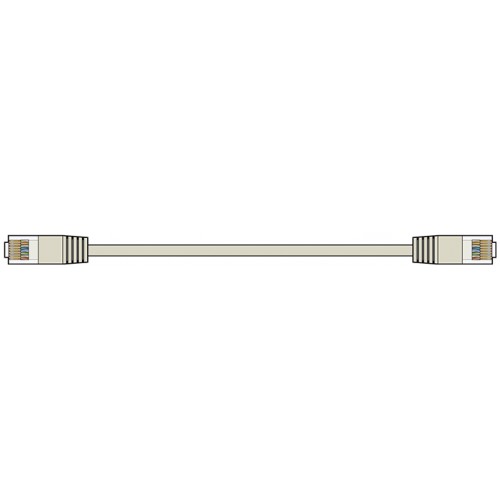 AV:link kabel U/UTP 1x RJ45 samec - 1x RJ45 samec, šedý, 20m